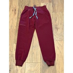 FIGS Women's Technical Collection Burgundy Jogger Scrub Pants  XXSP